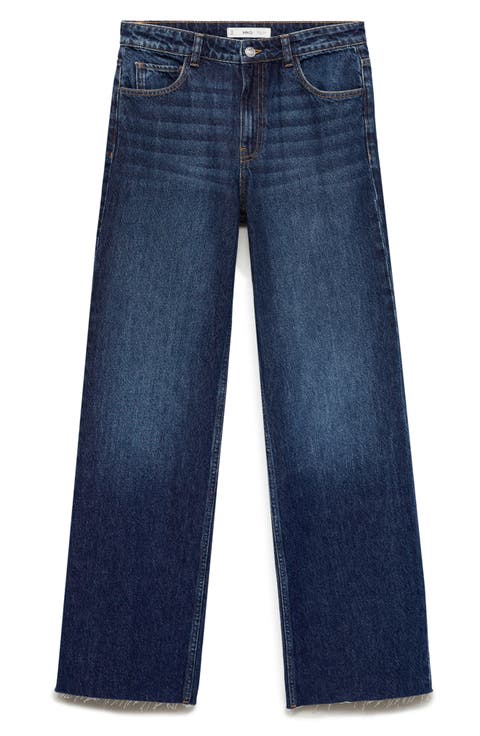Women's Denim Wide-Leg Pants | Nordstrom Women's Denim Wide-Leg Pants | Nordstrom