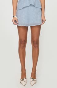 Princess Polly All My Friends Floral Embroidered Miniskirt