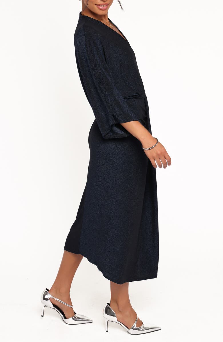 Petal & Pup Audrina Sparkle Midi Dress, Alternate, color, Midnight Blue