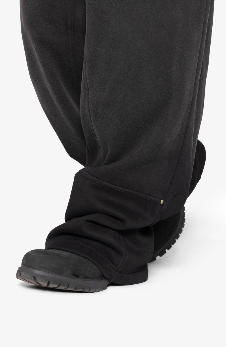 mnml West Double Knee Sweatpants, Alternate, color, Washed Black