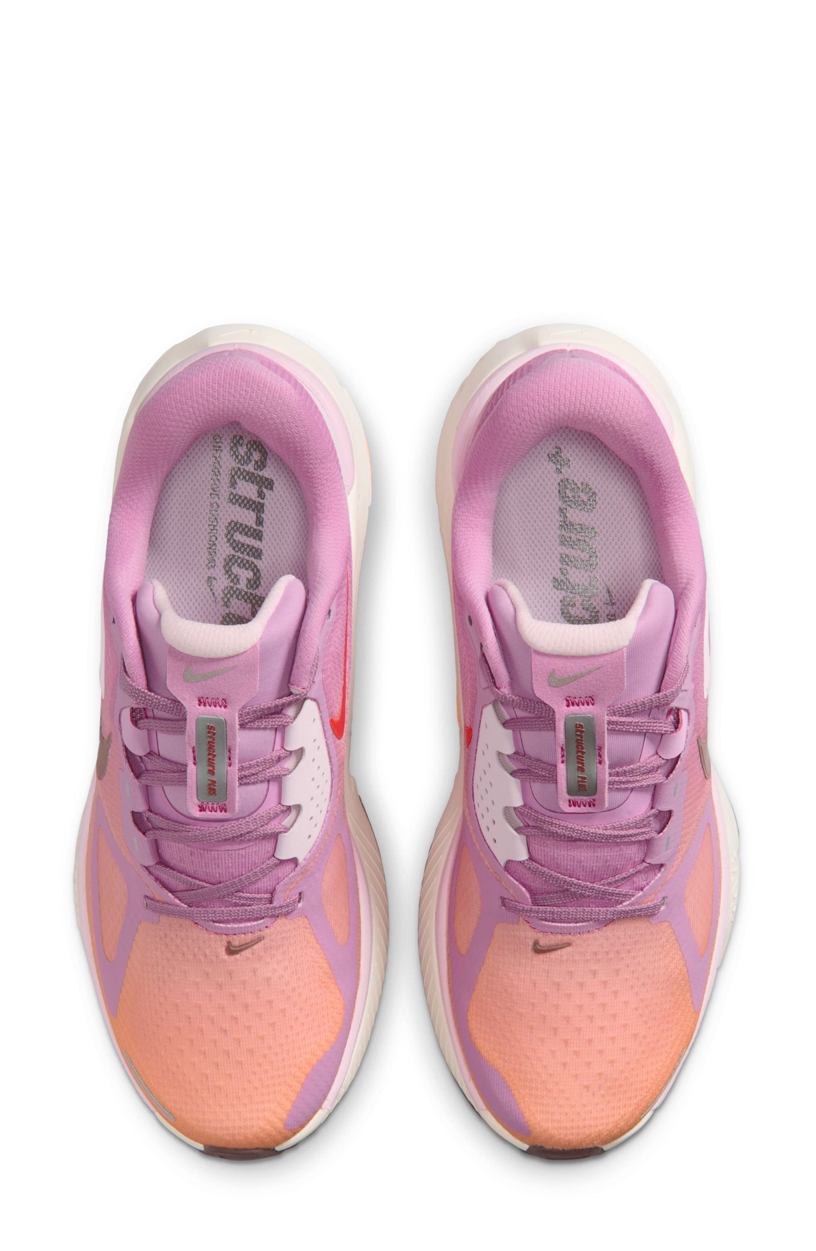 Structure Plus Running Shoe, Alternate, color, LIGHT MAGENTA/ TATTOO