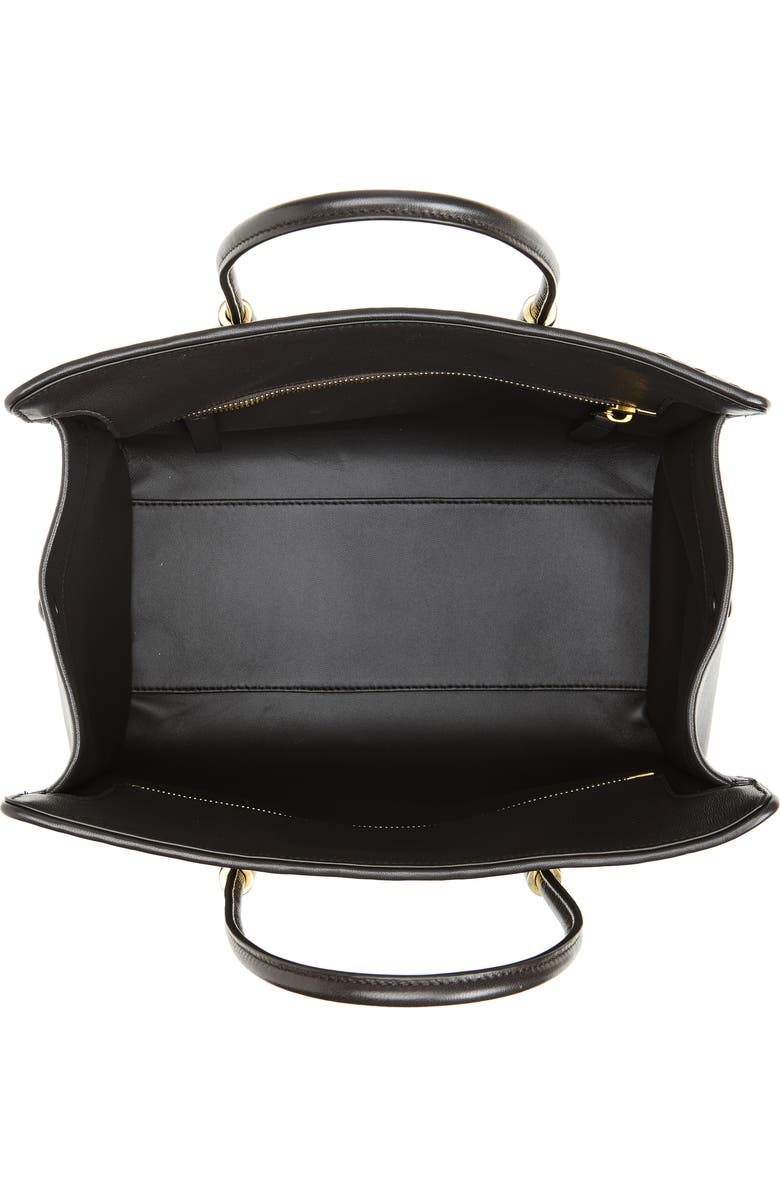 Bottega Veneta Small Barbara Intrecciato Leather Tote, Alternate, color, 2094 Espresso-Brass V