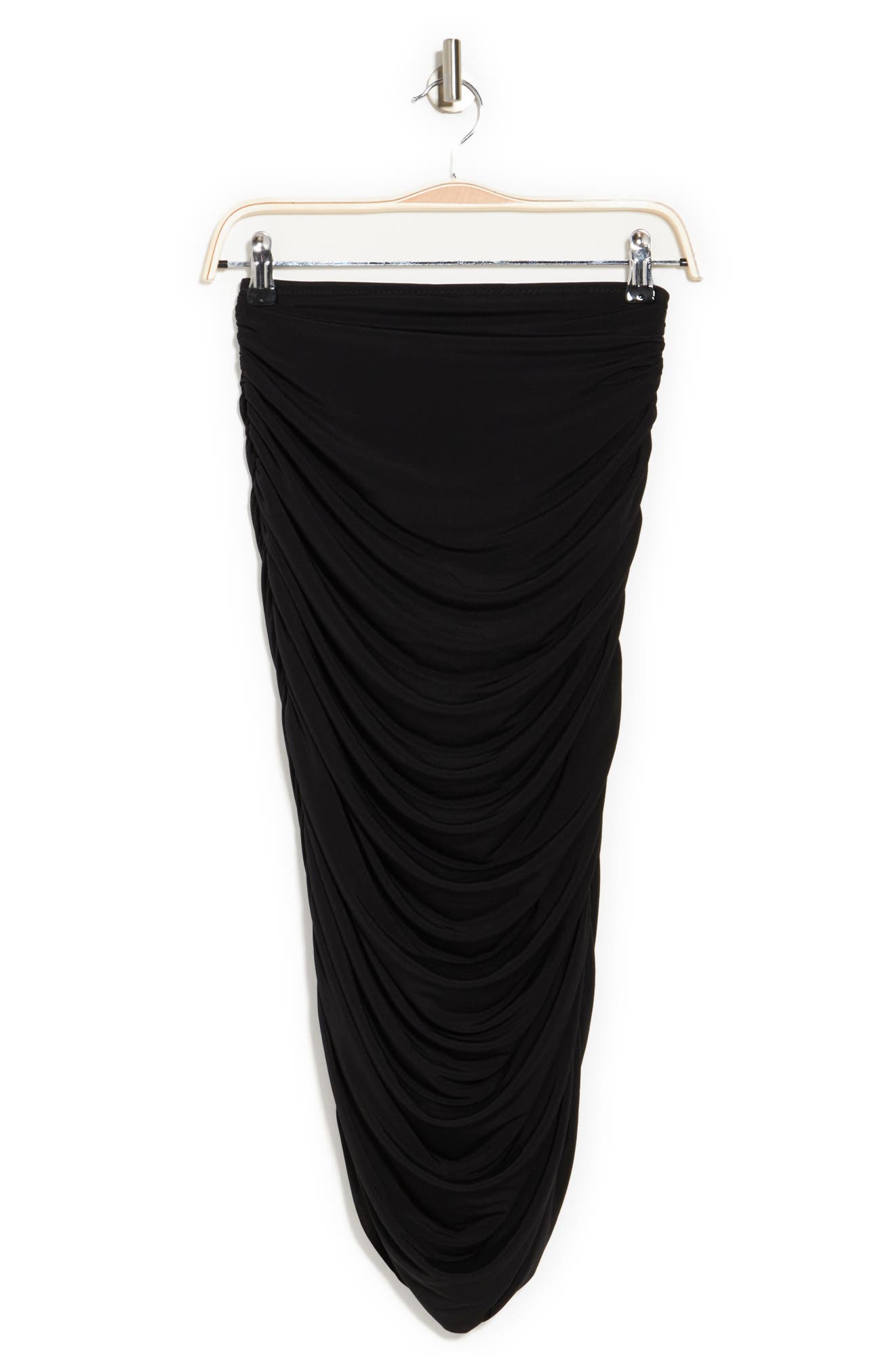 Norma Kamali Shirred Knee-Length Skirt (Women) | Nordstromrack