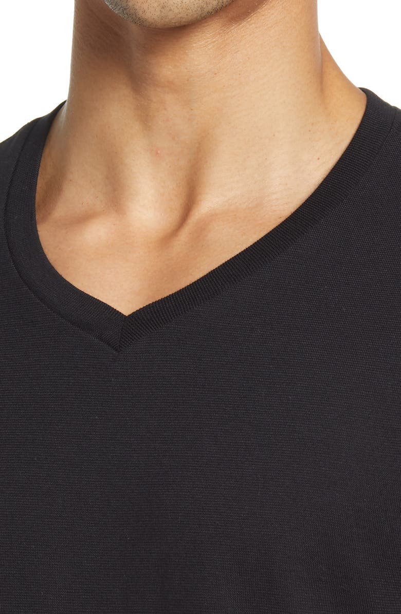 AG Bryce V-Neck T-Shirt, Alternate, color, True Black