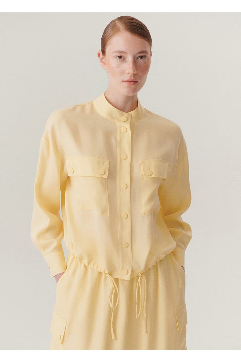 Ariel Bomber Jacket, Main, color, YELLOW