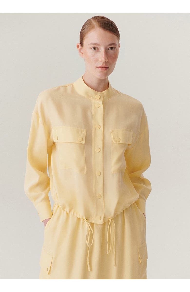 Exquise Ariel Bomber Jacket, Main, color, Yellow