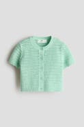 H&M Textured-knit Cardigan