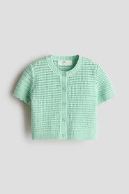 H&M Textured-knit cardigan