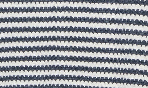 Adrianna Papell Stripe Short Sleeve Sweater In Multi