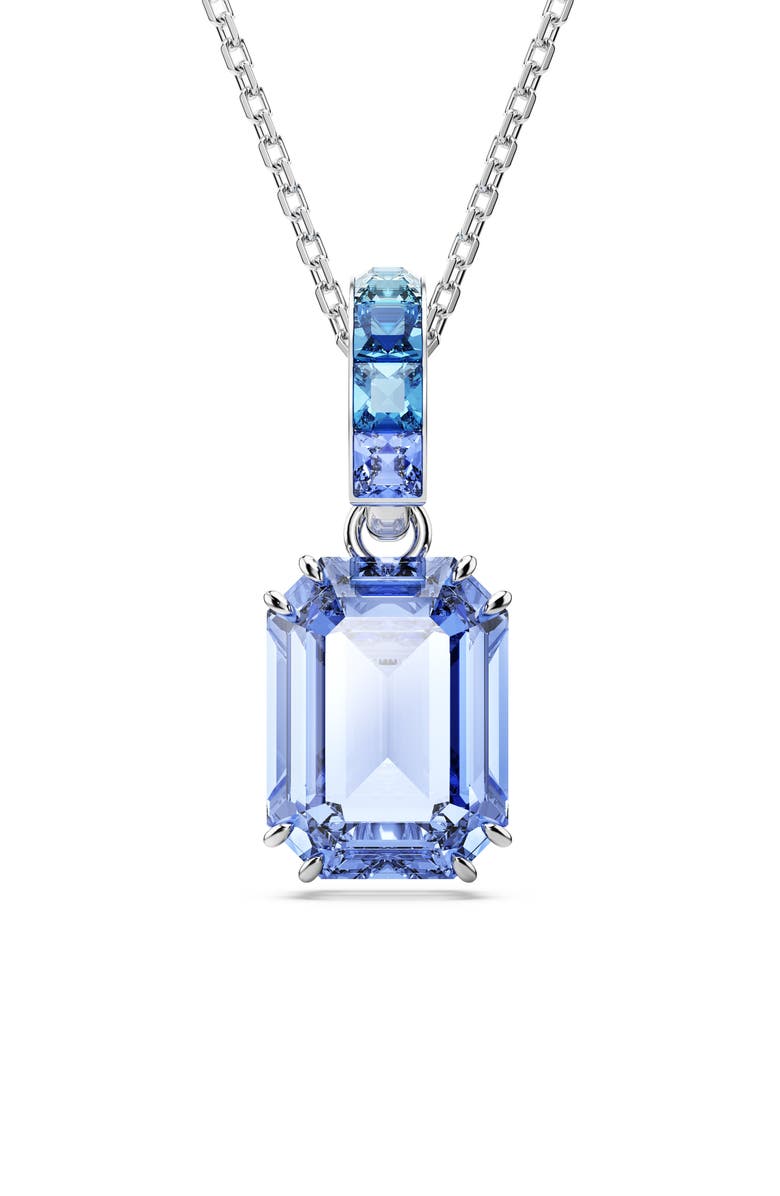 Swarovski Millenia Crystal Pendant Necklace, Alternate, color, Blue