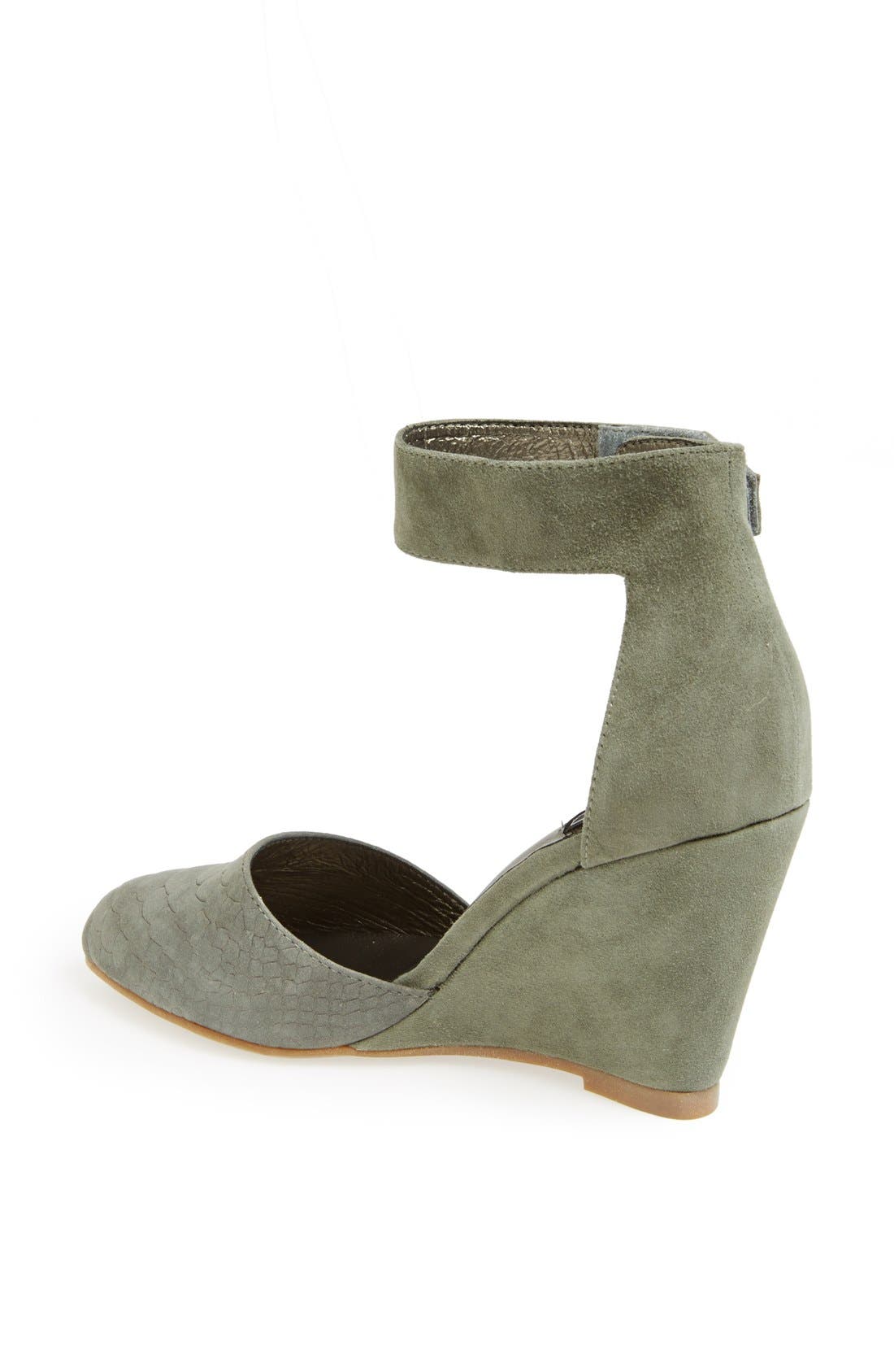 'Tatum' Wedge Pump, Alternate, color, GREY