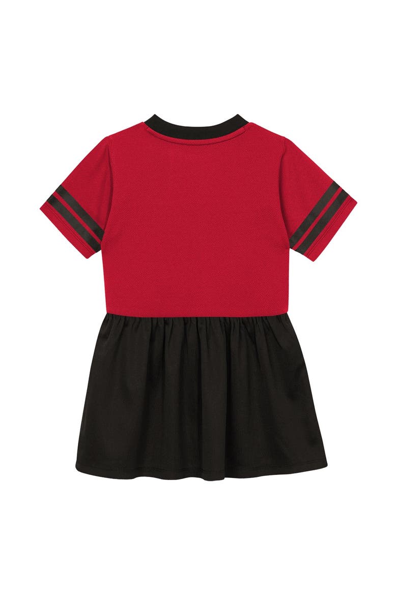 Toddler Outerstuff  Red Tampa Bay Buccaneers Stadium Lights V-Neck Fashion Football Jersey Dress, Alternate, color, Red