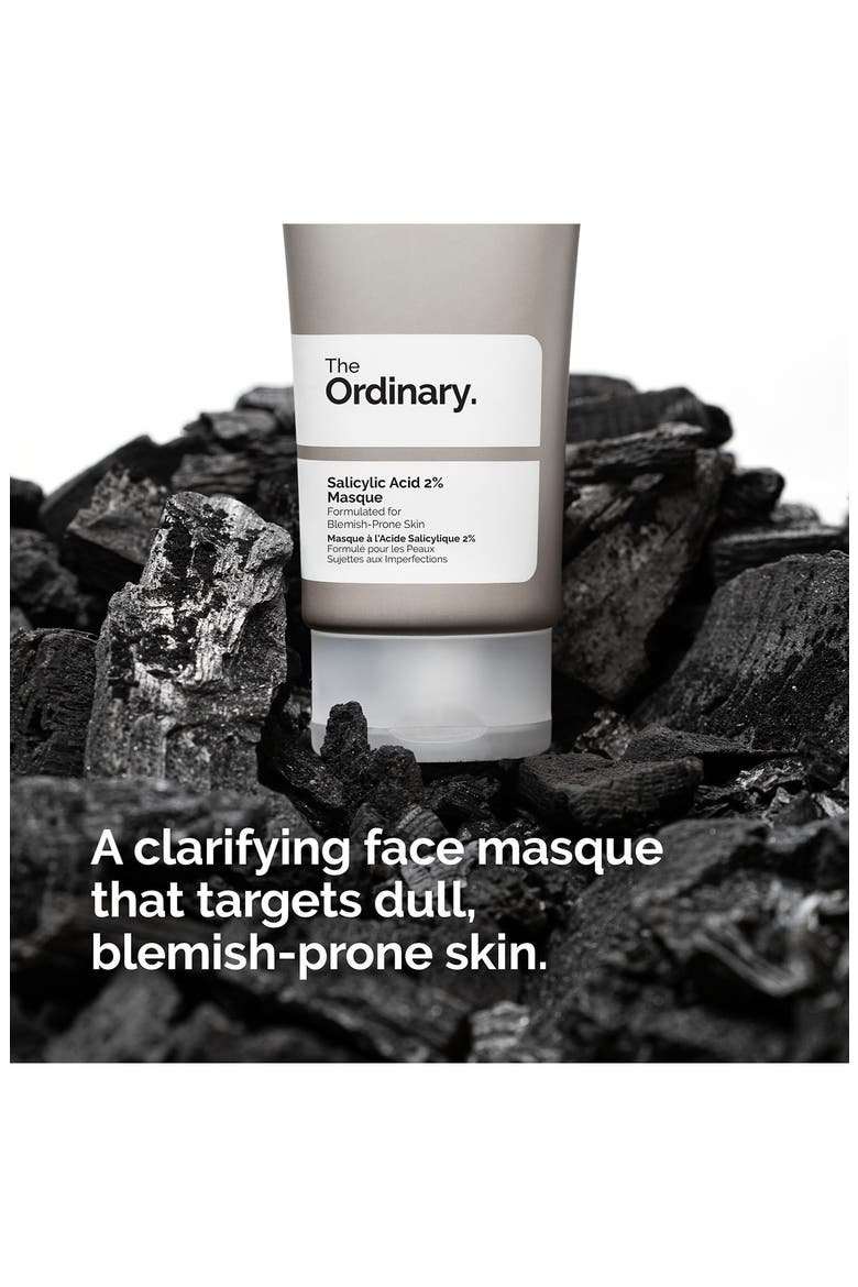 Salicylic Acid 2% Masque Clarifying Charcoal & Clay Mask for Blemish Prone Skin, Alternate, color, NO COLOR
