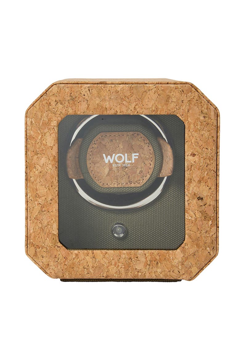 Cortica Single Watch Winder, Main, color, Cork