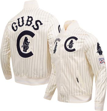 PRO STANDARD Men's Pro Standard Cream Chicago Cubs Pinstripe