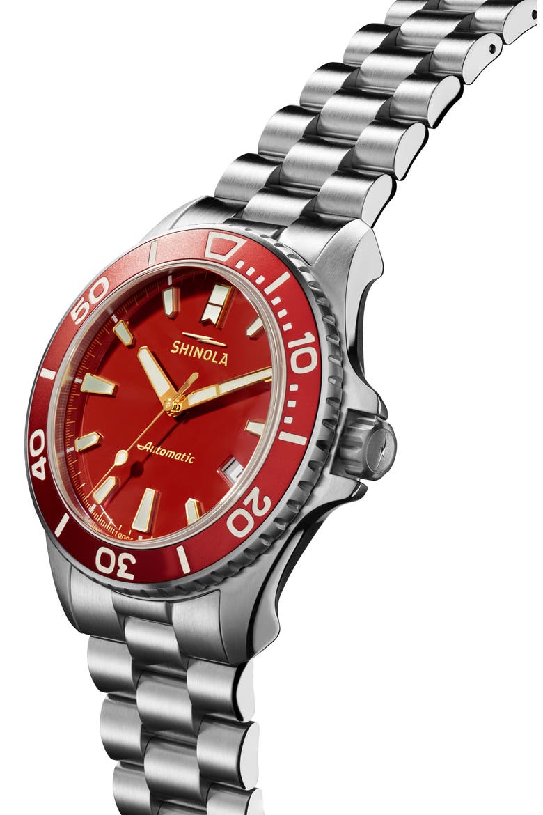 Monster Bracelet Watch, 43mm, Alternate, color, CARDINAL