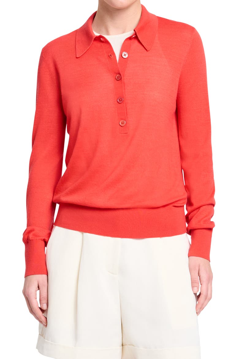 Uma Cashmere Sweater, Main, color, BITTER RED