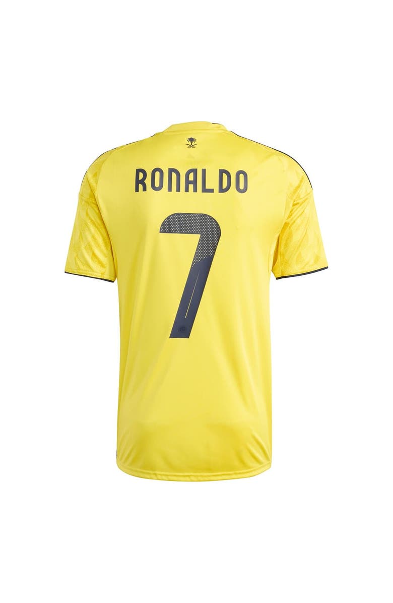 adidas Men's adidas Cristiano Ronaldo Yellow Al-Nassr FC 2025/26 Home Replica Player Jersey, Alternate, color, Yellow