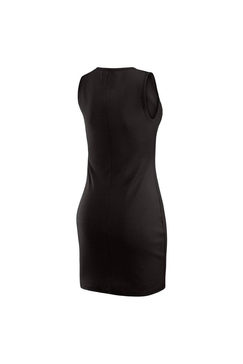 Women's WEAR by Erin Andrews x Gracie Hunt Black New Orleans Saints Ribbed Tank Dress, Alternate, color, Black