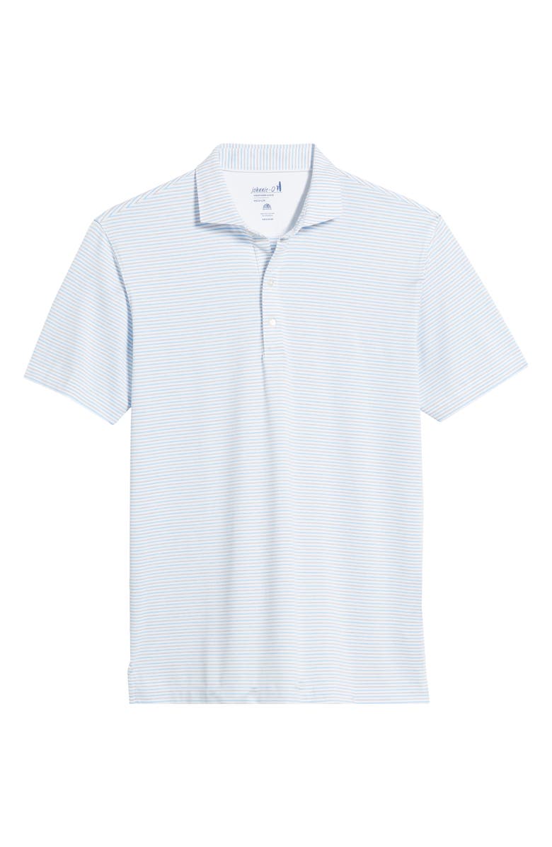 johnnie-O Vik Stripe PREP-FORMANCE Polo, Alternate, color, Seal