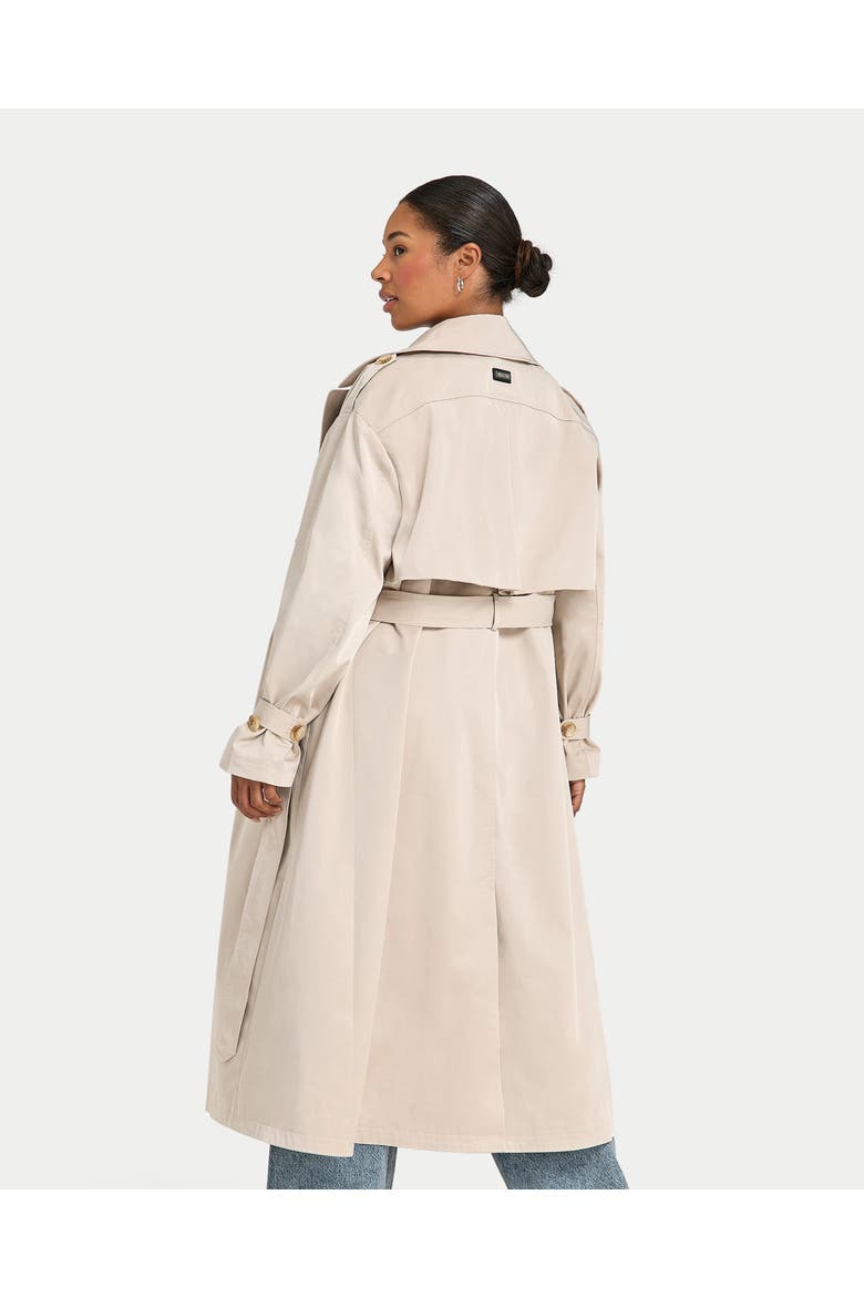 Oversized Trench Coat, Alternate, color, Oatmeal