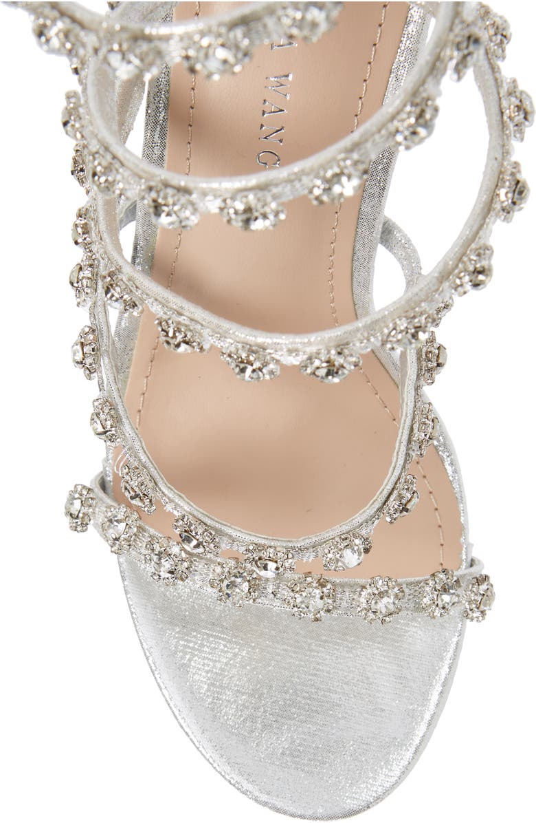 AZALEA WANG Delicacy Ankle Wrap Sandal, Alternate, color,