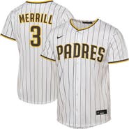Nike Youth Nike Jackson Merrill White San Diego Padres Home Replica Jersey