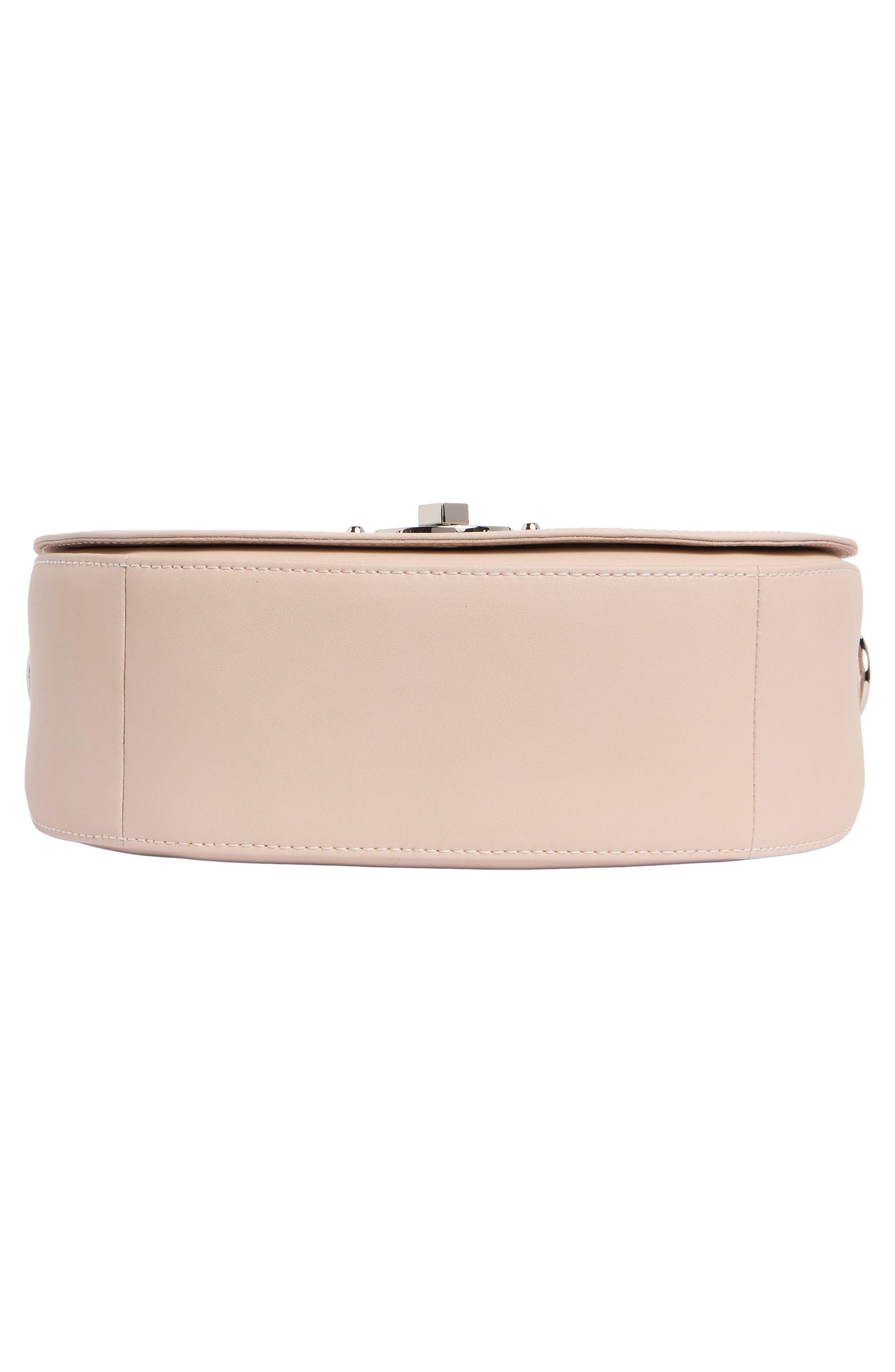Longchamp Medium Cavalcade Leather Crossbody Bag, Alternate, color, Sand