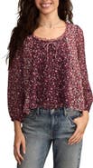 Lucky Brand Mixed Print Swing Top