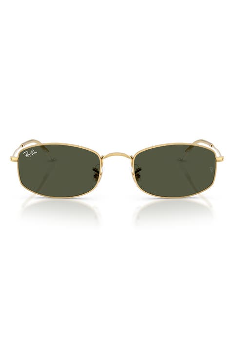 52mm Irregular Oval Sunglasses
