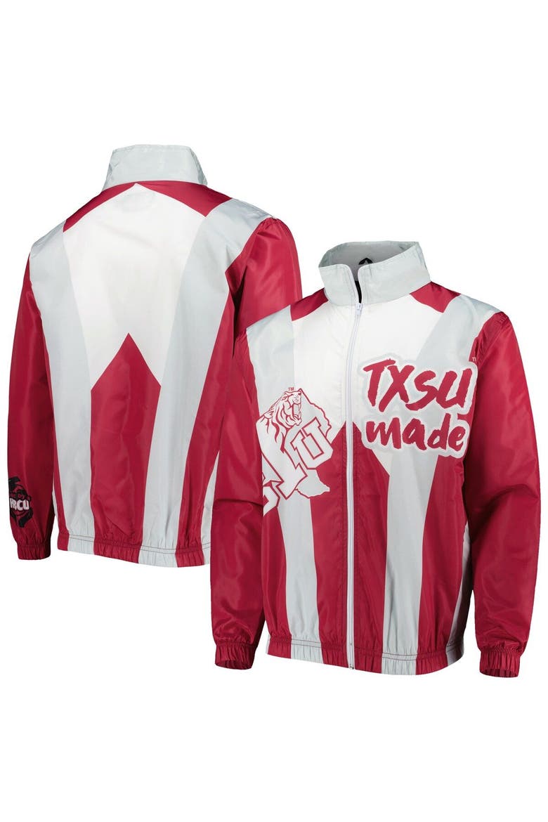 Men's Tones of Melanin Maroon Texas Southern Tigers Anorak Full-Zip Jacket, Main, color, Maroon