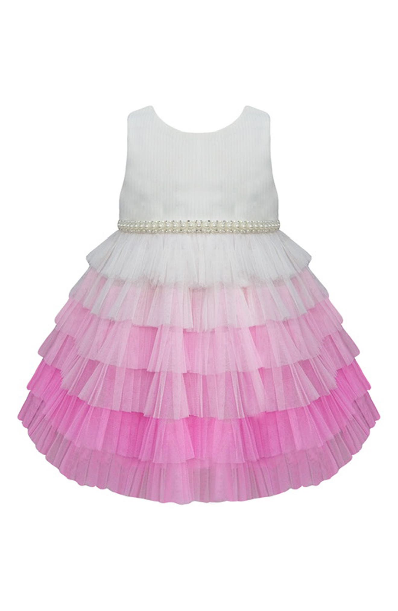 COUTURE PRINCESS Tiered Tulle Sleeveless Dress