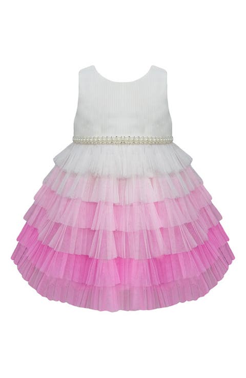 Tiered Tulle Sleeveless Dress (Baby)