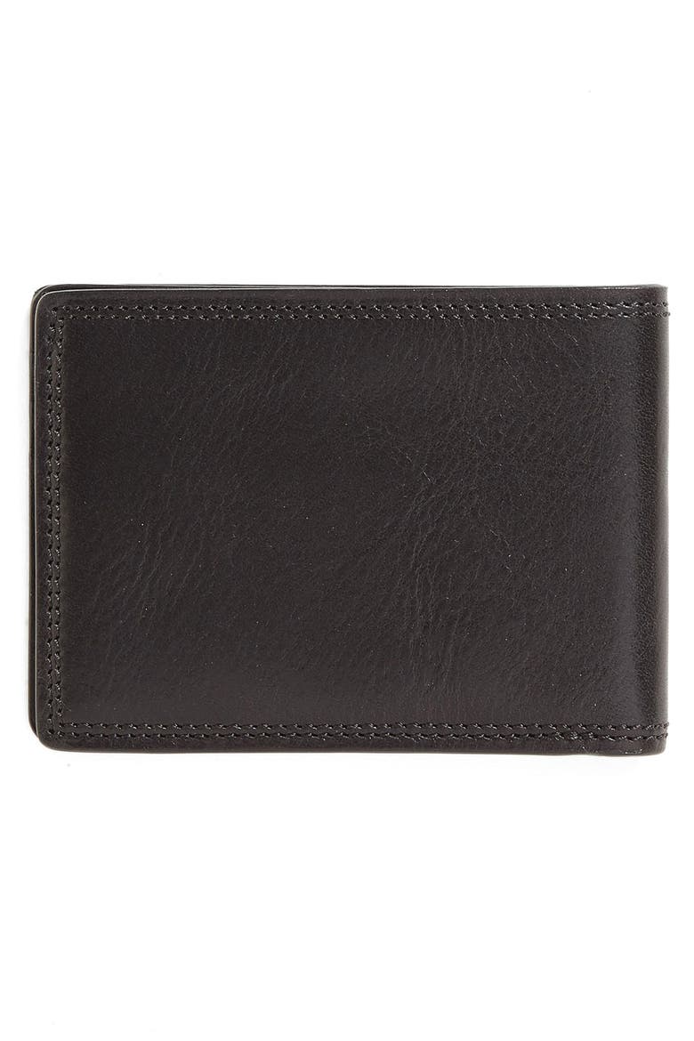 Leather Bifold Wallet, Alternate, color, BLACK