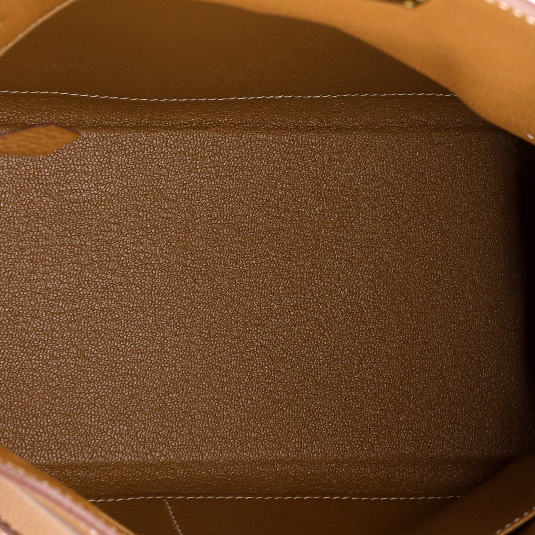 Pre-Owned Hermes Kelly Handbag Brown Togo with Gold Hardware 28, Alternate, color, 