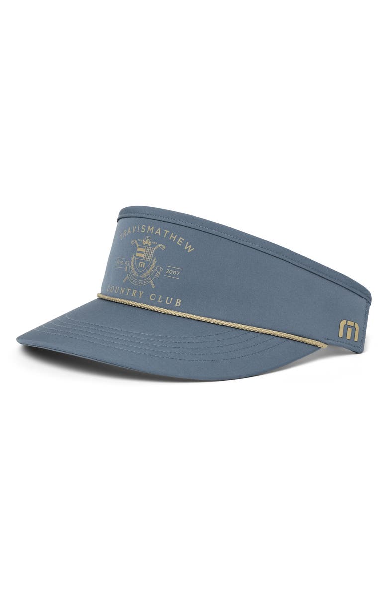 TravisMathew Country Club Visor, Main, color, Bering Sea