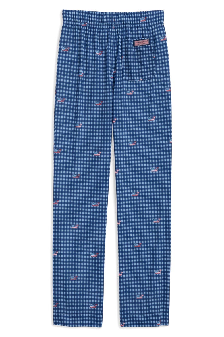 Kids' Festive Lounge Pants, Alternate, color, FLAG OCEAN BREEZE