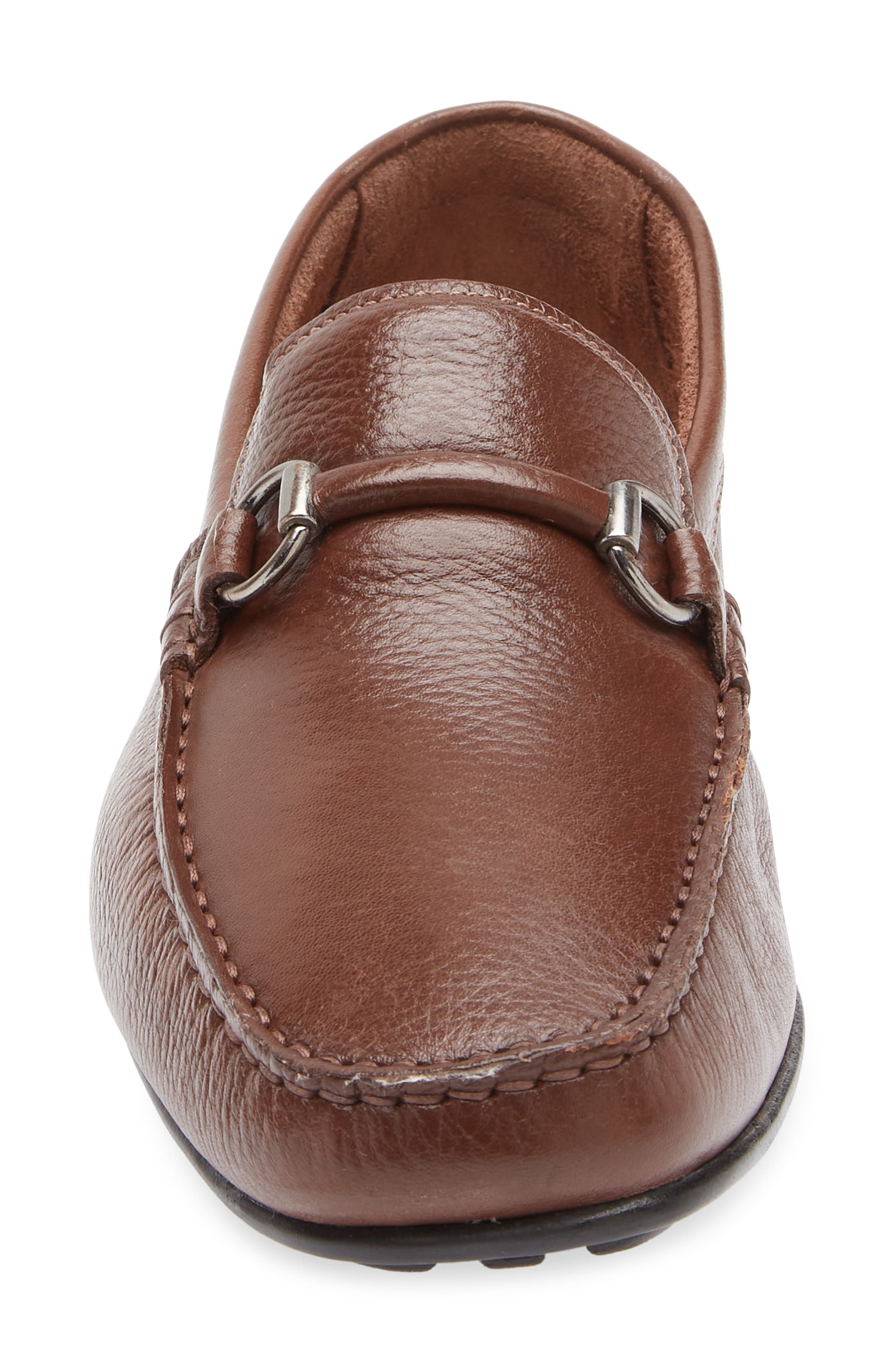 Leland Bit Driving Loafer, Alternate, color, CHOCOLATE LEATHER