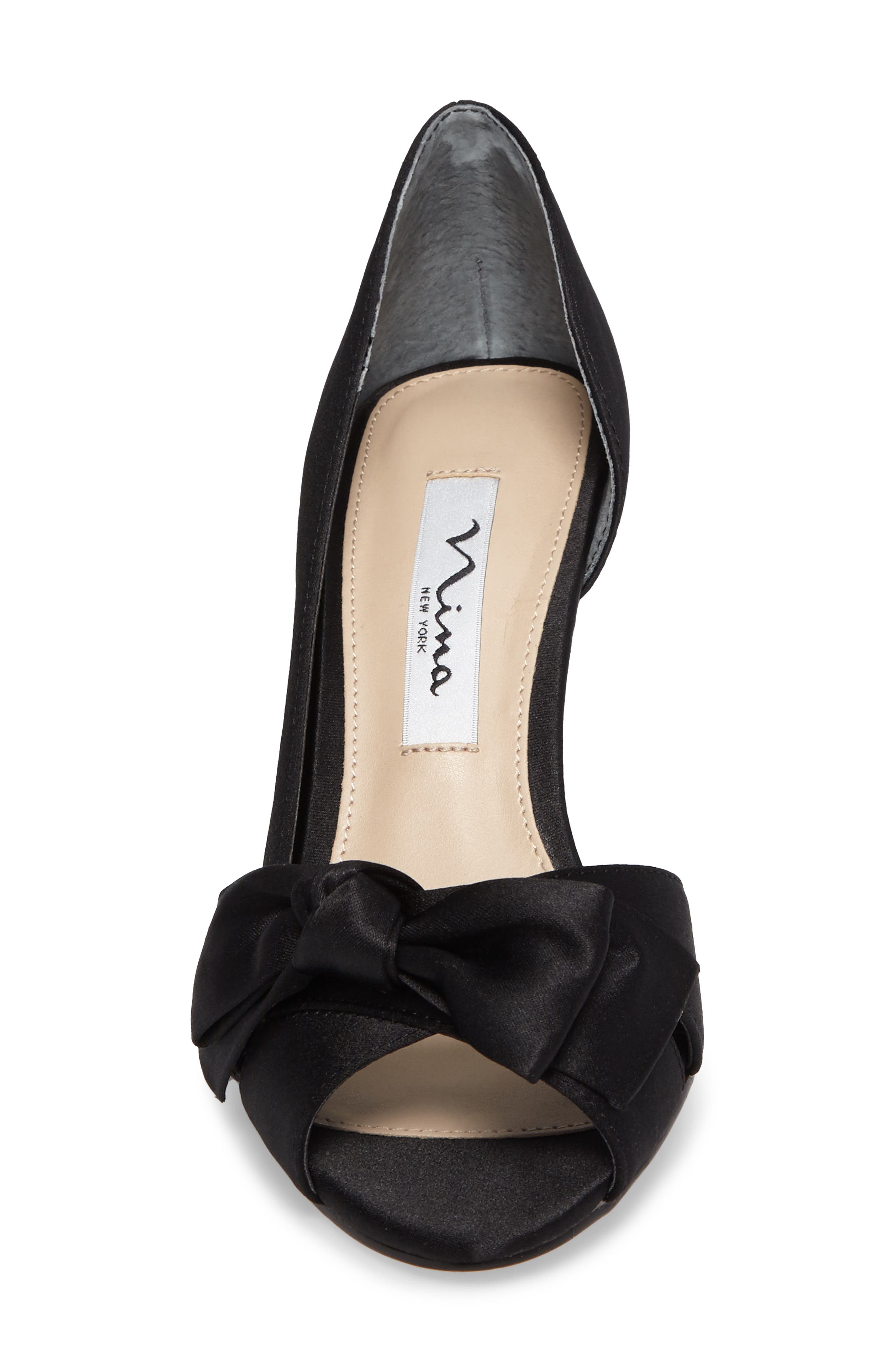 Nina 'Forbes' Peep Toe Pump, Alternate, color, 