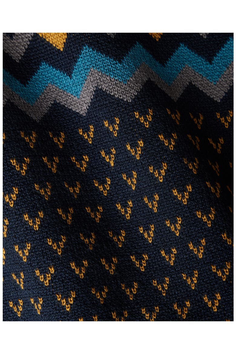 Fair Isle Crewneck Sweater, Alternate, color, SMOKED PEARL