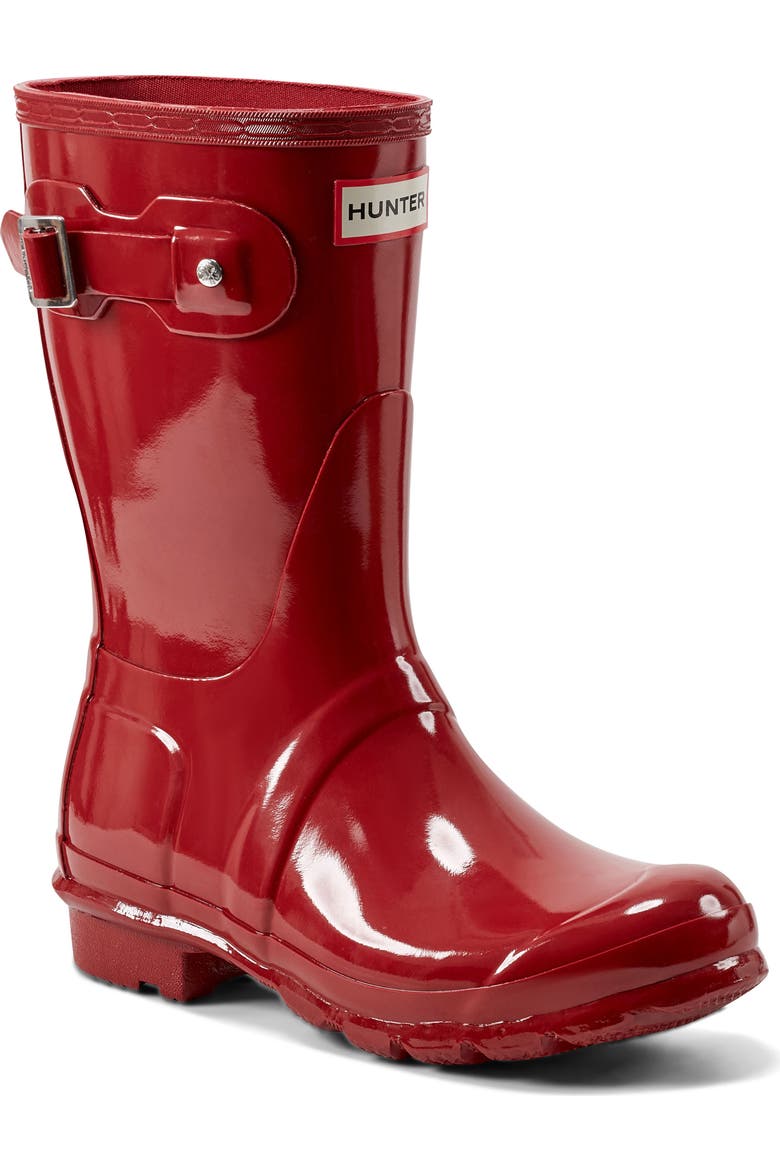 Hunter Original Tour Short Gloss Packable Rain Boot (Women Hunter Original Tour Short Gloss Packable Rain Boot (Women