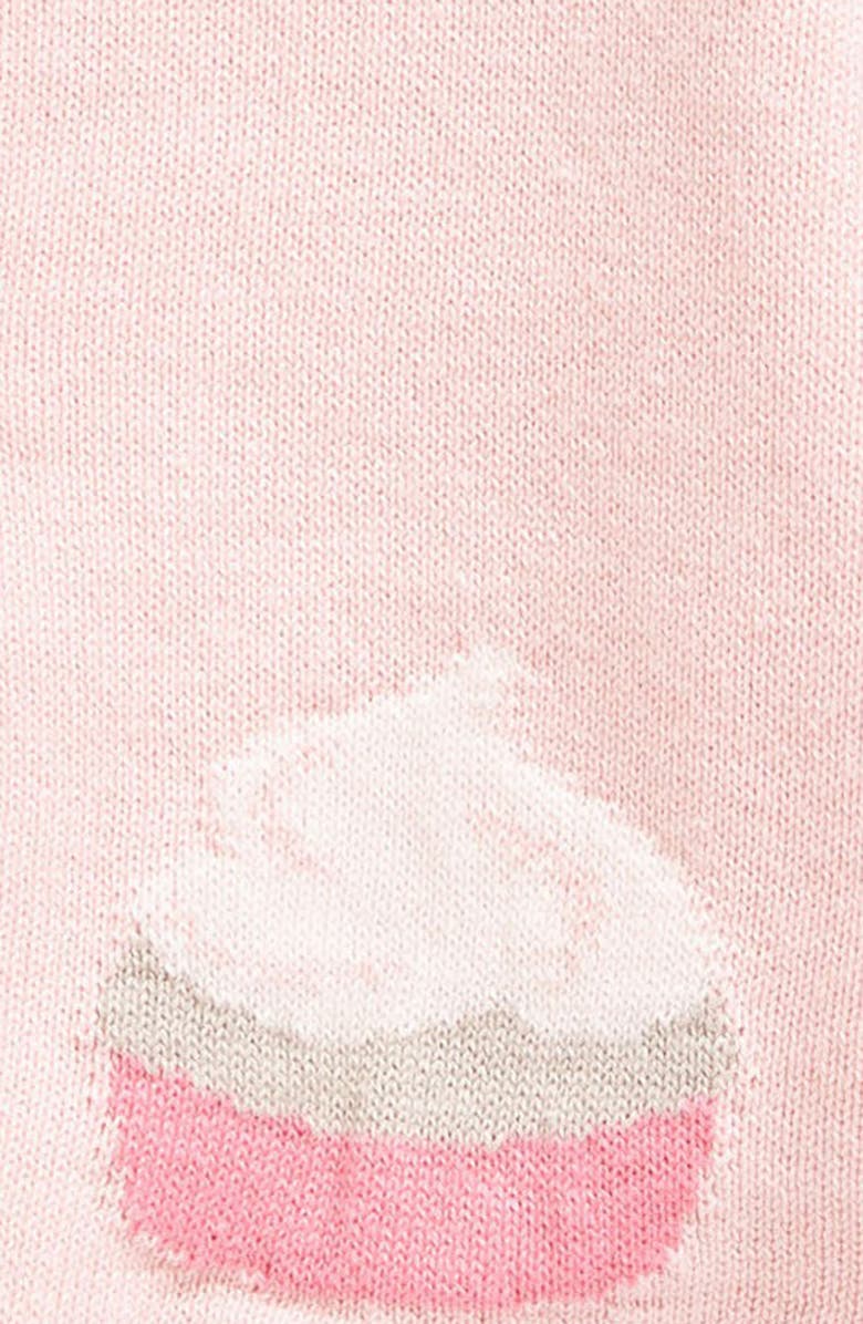 Rachel Riley Intarsia Cupcake Cotton Cardigan, Alternate, color, 