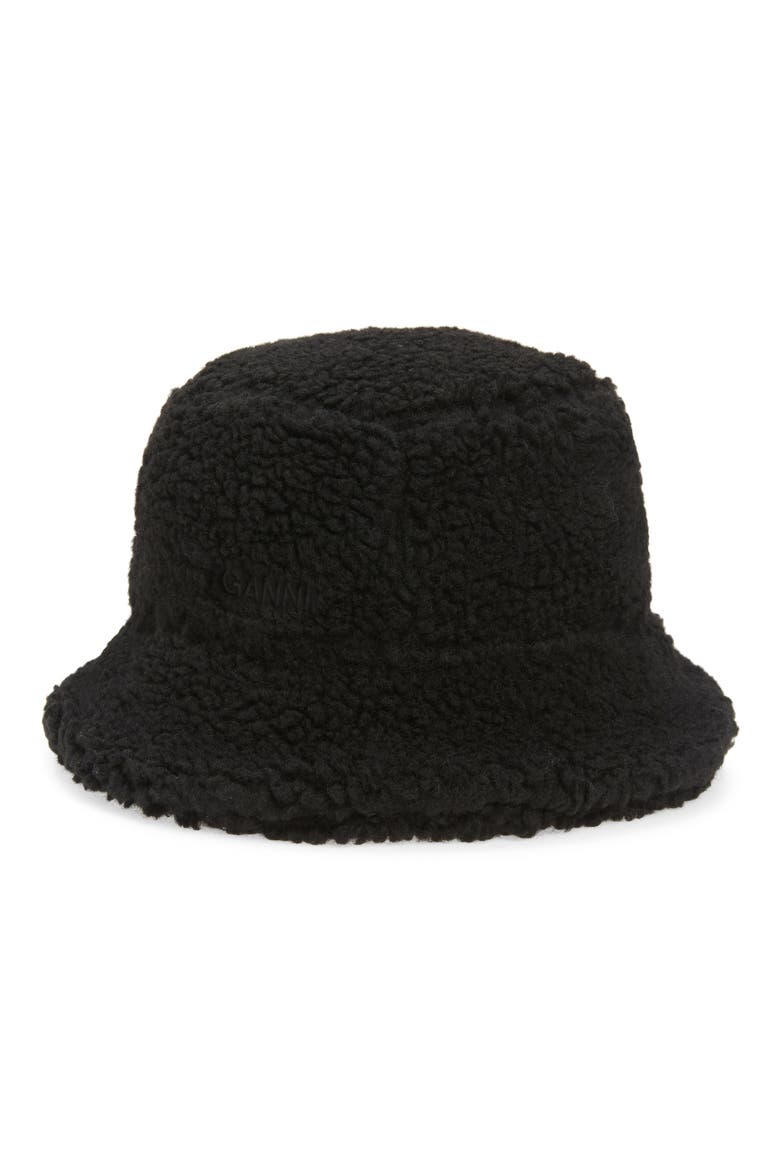 Teddy Fleece Bucket Hat, Main, color, PHANTOM