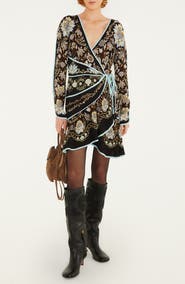FARM Rio Daniela Wrap Minidress