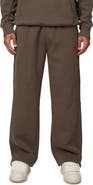 Good For Nothing Ribbed Emblem Split Hem Baggy Jogger