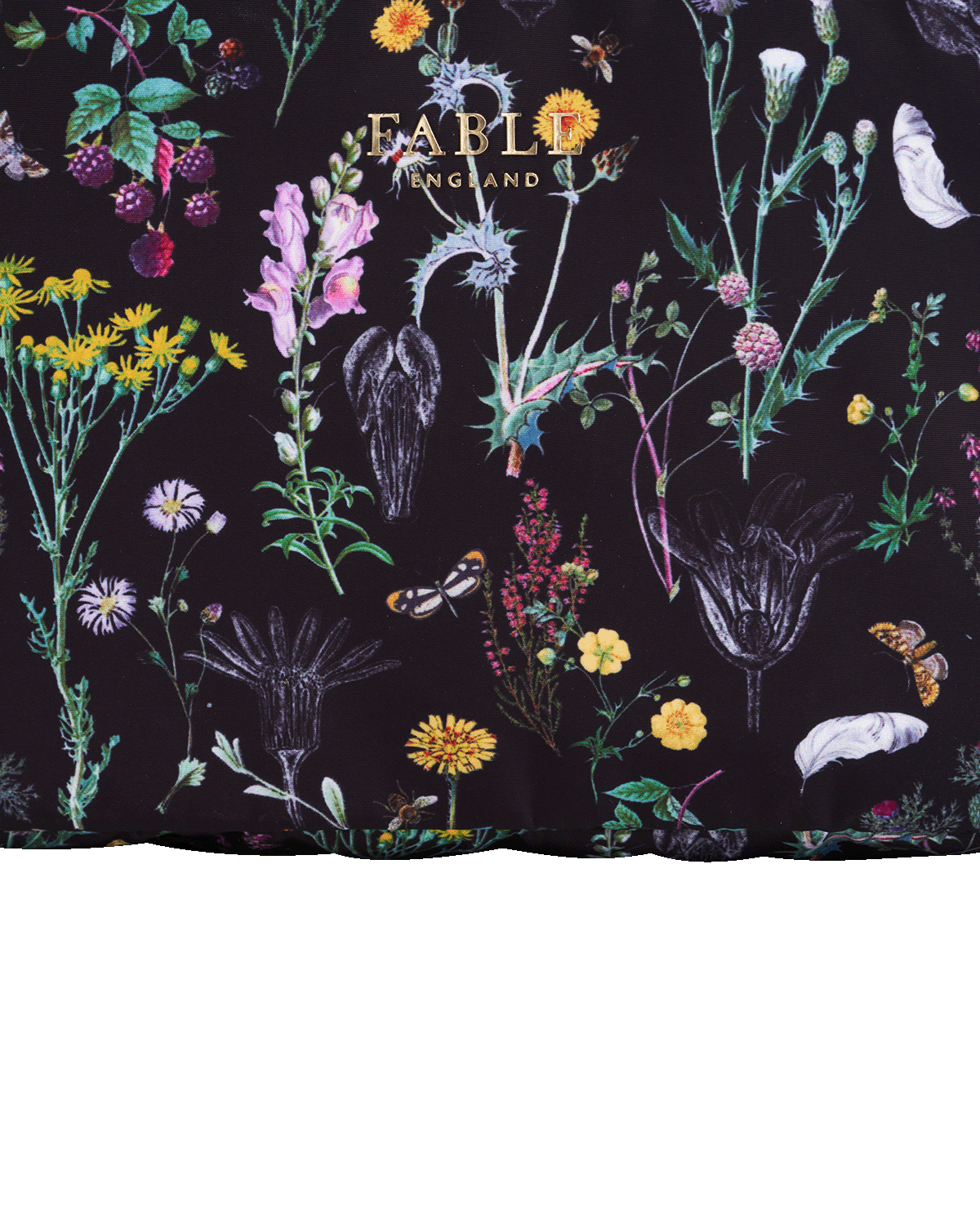 Fable England Wilderness Black Cosmetic Bag, Alternate, color, Black