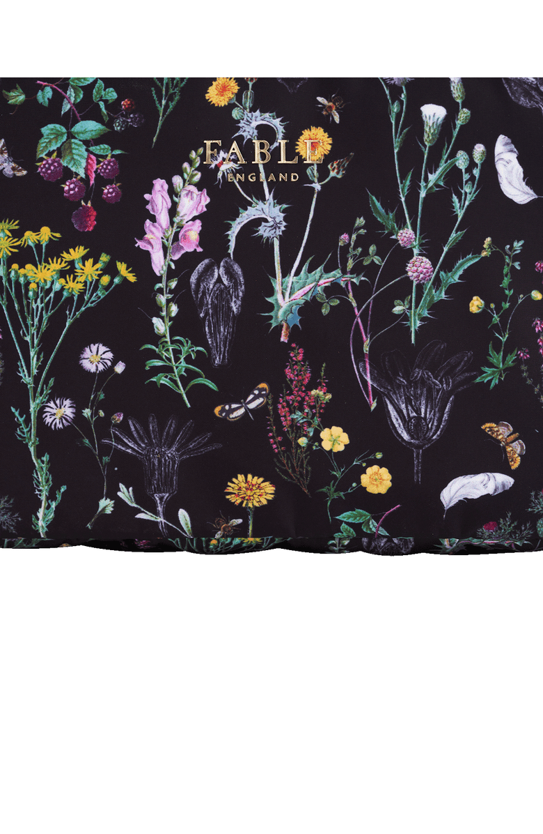 Fable England Wilderness Black Cosmetic Bag, Alternate, color, Black