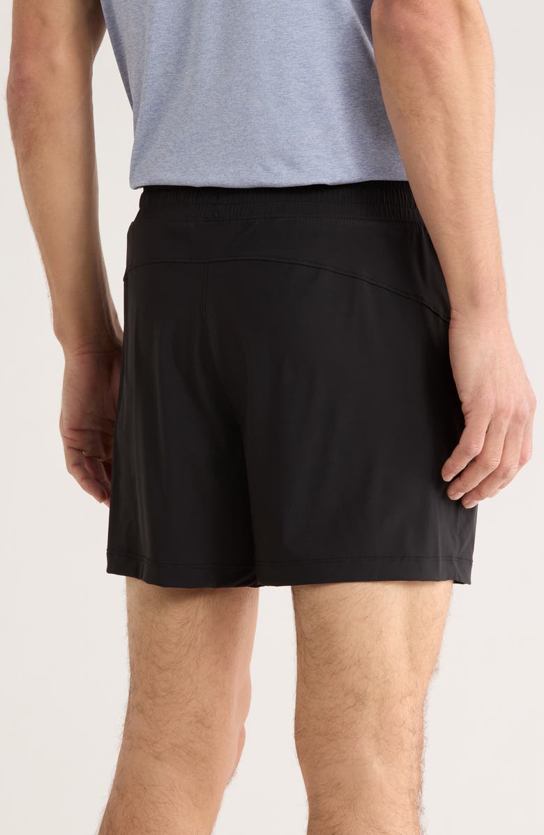 90 DEGREE BY REFLEX 5-Inch Warp Sonic Active Shorts, Alternate, color, Black