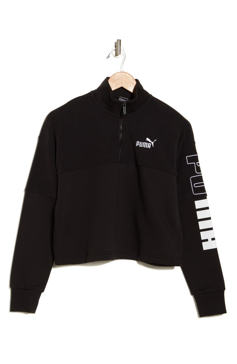 PUMA Colorblock High Neck Pullover, Alternate, color, 