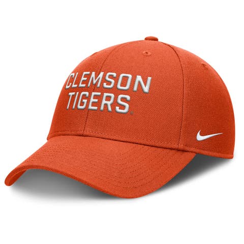 Men's Nike  Orange Clemson Tigers Rise Practice Adjustable Hat